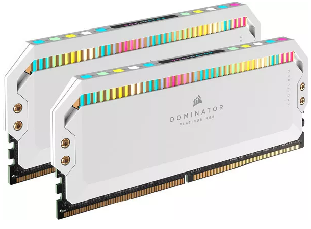 CORSAIR Dominator Platinum 6200MHz 32GB Hvit, 2x16GB, DDR5, CL36