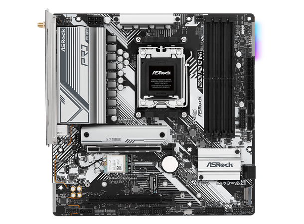 ASRock B650M PRO RS WIFI mATX, AM5, 2x M.2, 4x DDR5, 2.5GB