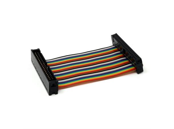 GPIO Ribbon kabel (40 pins M/F) 10cm 10cm, Hann-Hunn, for Pi'er med 40 pin