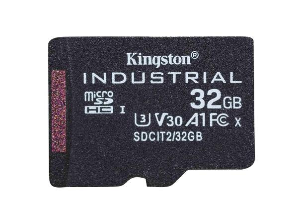 Kingston Industrial microSD 32GB 32GB, -40 to 85°, 1920TBW, 30K P/E