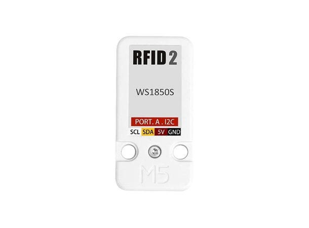 M5Stack RFID Unit 2 (WS1850S) Leser, skriver, gjenkjenner og koder!