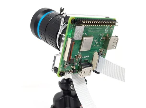 Raspberry Pi 3A+ Mounting Plate for High Quality Camera, RPi 3A+