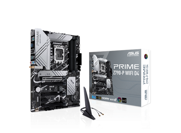 ASUS PRIME Z790-P WIFI D4 Hovedkort LGA 1700, ATX, DDR4, 1 x PCIe 5.0