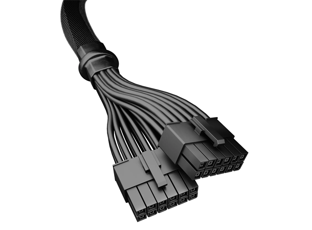 BE QUIET! 12VHPWR PCI-E ADAPTER CABLE Krever 2x BeQuiet 12-pin PCIe-koblinger