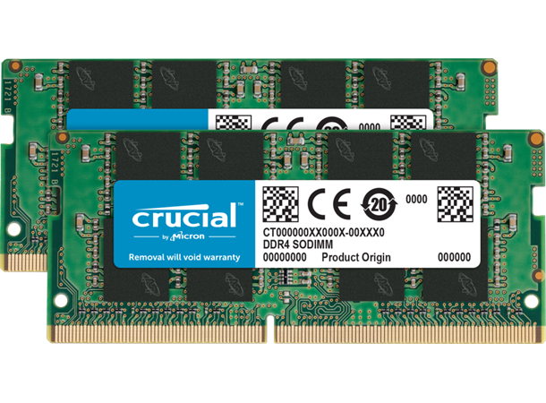 Crucial 64GB DDR4-3200 SODIMM 2x32GB 3200MHz (PC4-25600)