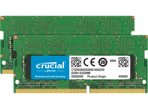 Crucial 64GB DDR4-3200 SODIMM 2x32GB 3200MHz (PC4-25600)