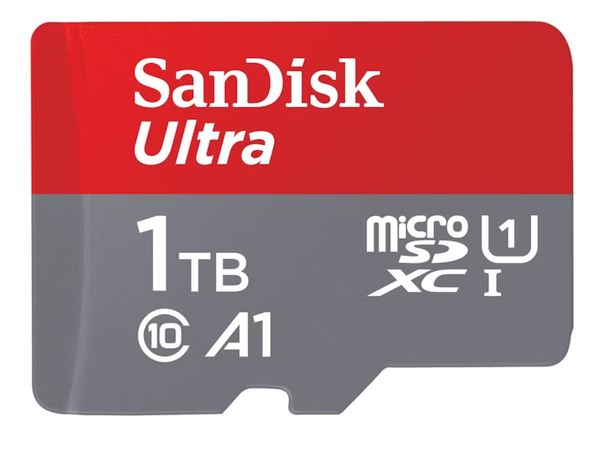 SanDisk 1TB MicroSDXC Ultra 150MB/s Minnekort, A1 Class,10 UHS-I