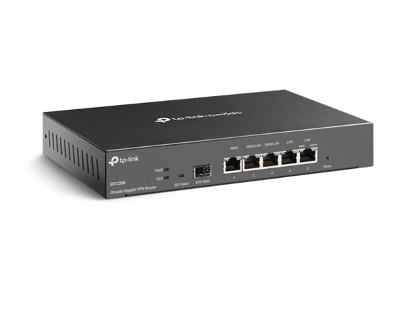 TP-Link ER7206 Omada Gigabit VPN Router Omada SDN, 4WAN, VPN, SFP