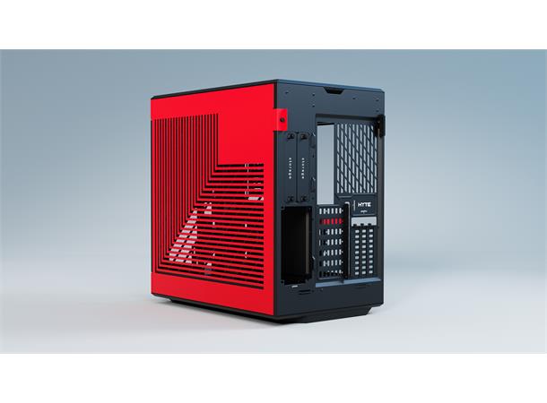 Hyte Y60 Midi Tower - Rød Panorama Glass