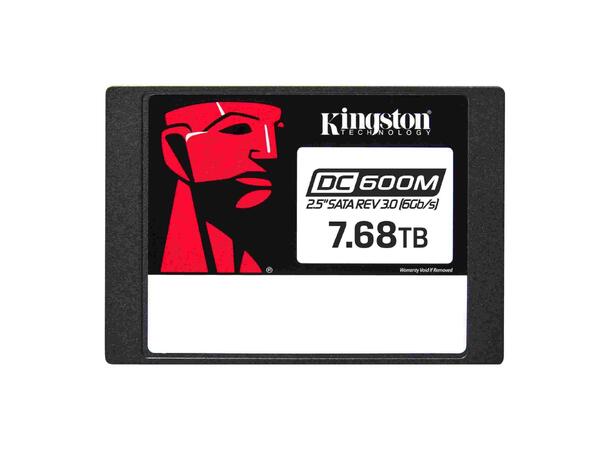 Kingston Data Center DC600M SSD 7680GB 7680GB, 2.5", 24/7, 1.0/1.66 DWPD(5Y/3Y)