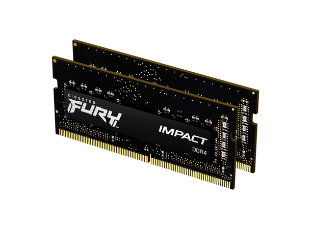 Kingston FURY Impact DDR4 2666MHz 16GB 2x8GB, DDR4, 2666MHz, CL15 SODIMM