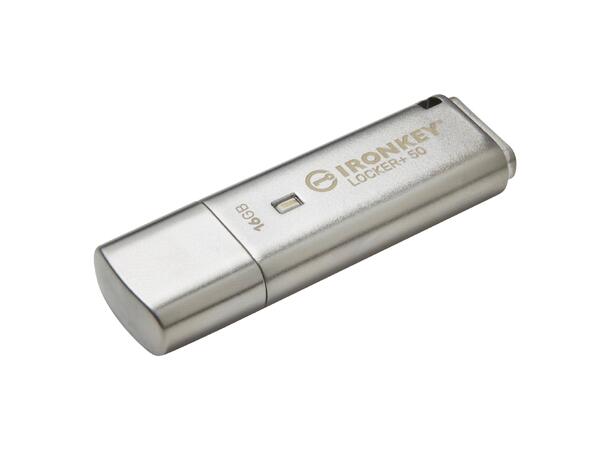 Kingston IronKey Locker+ 50 XTS-AES 16GB 16GB, USB 3.2 Gen 1, 145/115MB l/s