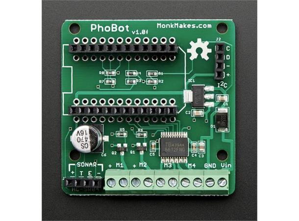 PhoBot v1.0 Robotics Shield for Photon