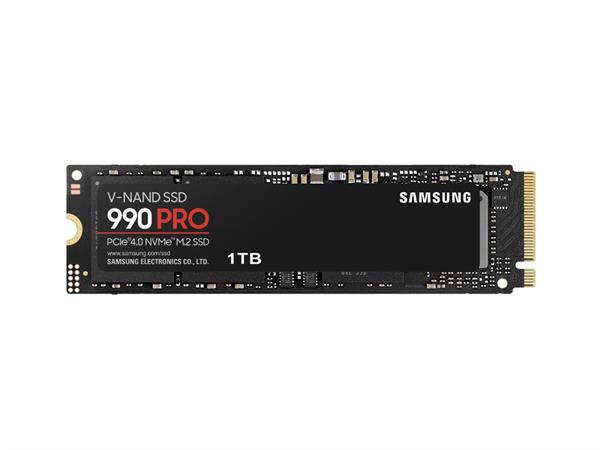 Samsung 990 PRO M.2 NVMe SSD 1TB opp til 7450/6900MB/s