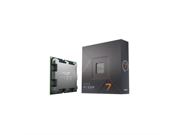 AMD Ryzen 7 7700X CPU AM5, 4.5/5.4GHz, 8-kjerner, 16-tråder