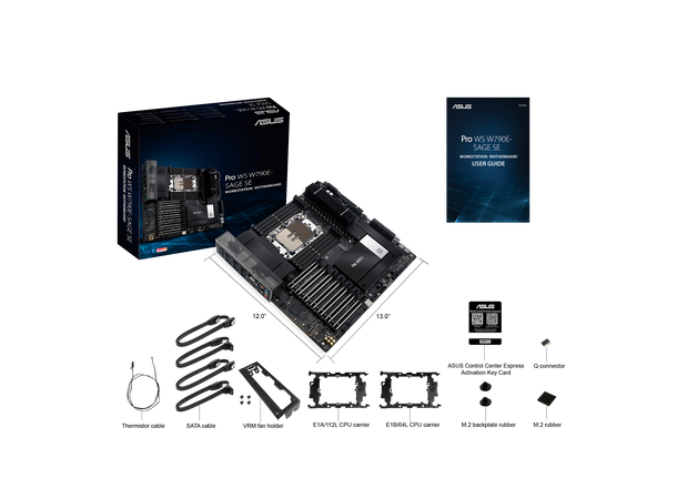 ASUS PRO WS W790E-SAGE SE EEB LGA 4677, DDR5, PCIe 5.0, Dual 10G LAN