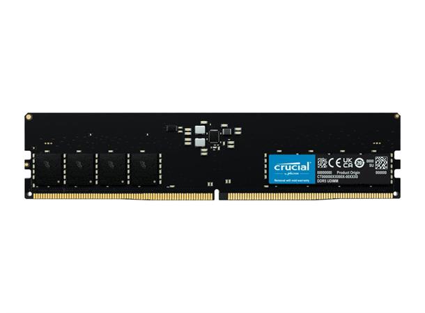 Crucial DDR5 4800Mhz 32GB (1x32GB) 1x32GB, CL40, PC5-38400, 1.1V