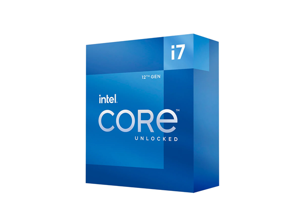 Intel Core i7-12700F Prosessor Socket-LGA1700, 12-C, 20-T, 3.6/4.9GHz
