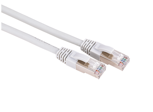 Nettverkskabel S/FTP Cat6a 1,5m Grå 1,5m, 500MHz Delta-certified, PIMF, LSZH