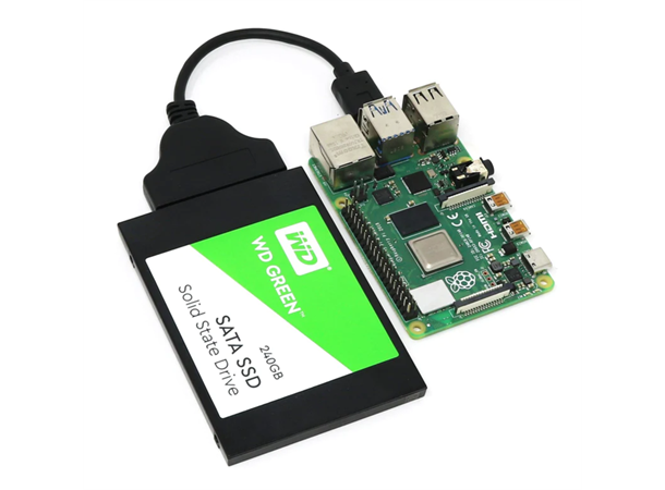 SSD SATA til USB 3.0 Kabel til RPi for PC / MAC / Linux / Pi