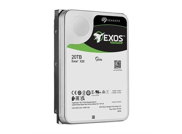 Seagate EXOS 20TB SATA HDD SATA 6GB/s,20TB Enterprise, Helium seale