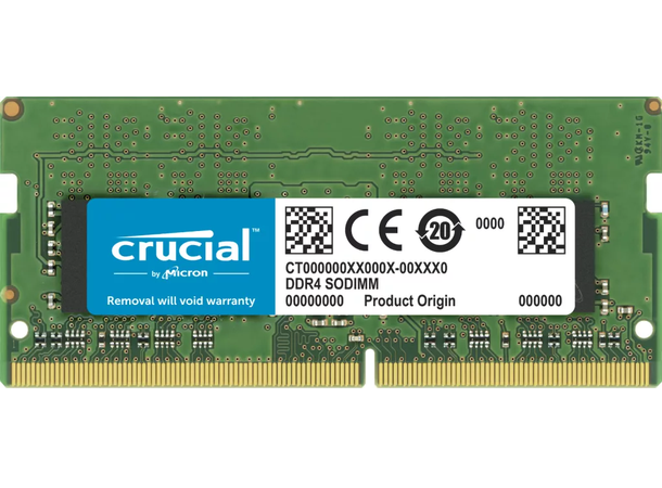 Crucial 32GB DDR4-3200 SODIMM 1x32GB 3200MHz (PC4-25600) 1.2V CL22