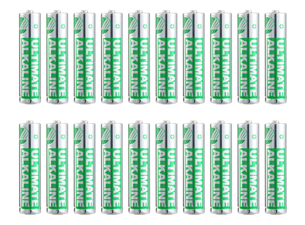 DELTACO Ultimate Alkaline AAA batteries LR03/AAA size, 20-pack