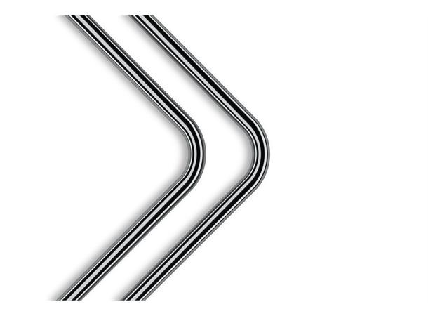 EK-Loop Metal Tube 16mm 0.8m Pre-Bent 90 Sort Nikkel, 2 x 80cm, Pre-Bent 90°