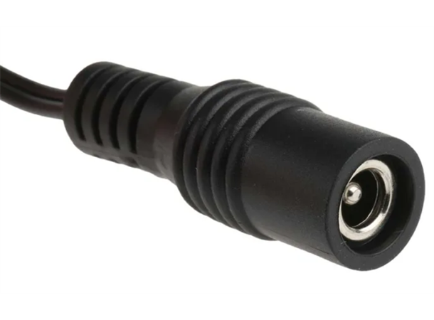 2.5mm DC Connector Socket cord 1,8m, to Unterminated Power Cord