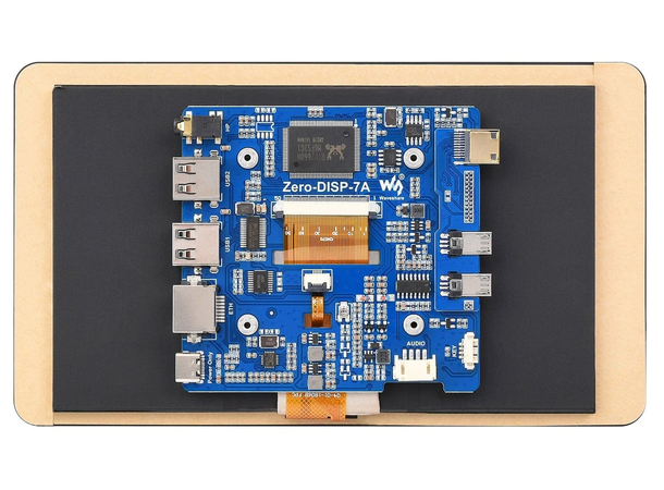 7" Touch Display Kit For Pi Zero 1024 x 600, 5-point touch, 5V USB-C