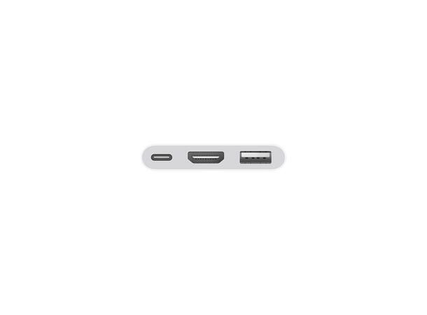 Apple USB-C Digital AV Multiport-adapter USB-C til HDMI/USB/USB-C (lademulighet)