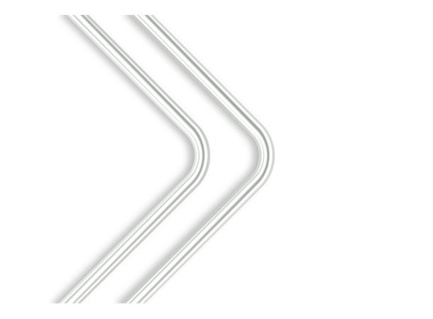 EK-Loop Metal Tube 14mm 0.8m Pre-Bent 90 Satin Titanium, 2 x 80cm, Pre-Bent 90°