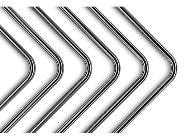 EK-Loop Metal Tube 14mm 0.8m Pre-Bent 90 Sort Nikkel, 2 x 80cm, Pre-Bent 90°