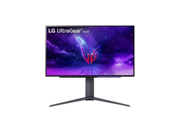 LG 27" UltraGear gamingskjerm 27GR95QE 2560x1440 OLED, 240hz, 0,03ms