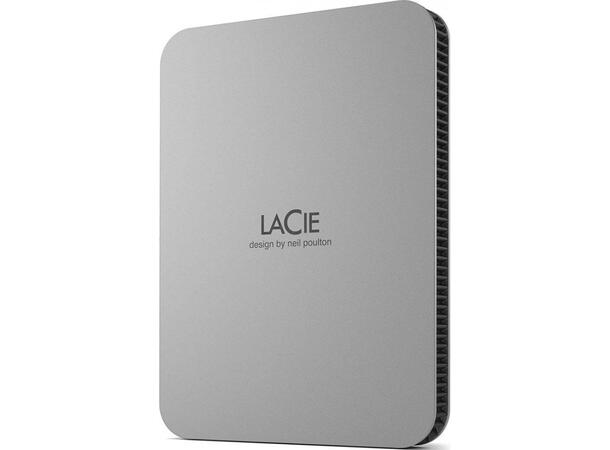 LaCie Mobile drive V2 Ekstern HDD 5TB 5TB, USB 3.2 Type C, Rescue, Win, Mac