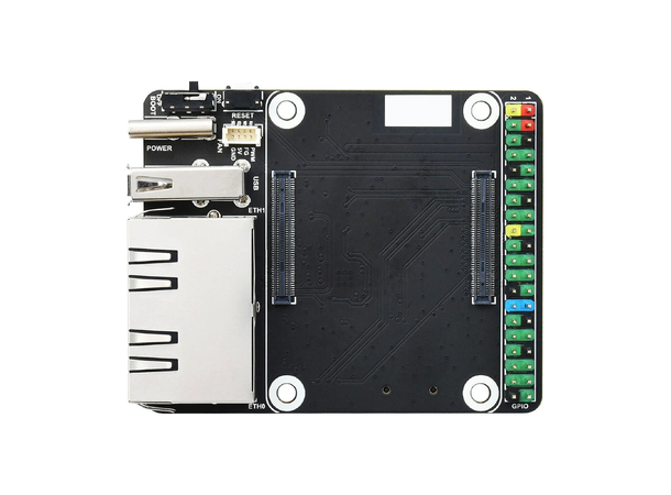 Mini Dual Gigabit Ethernet Base Board utvidelseskort for Compute Module 4