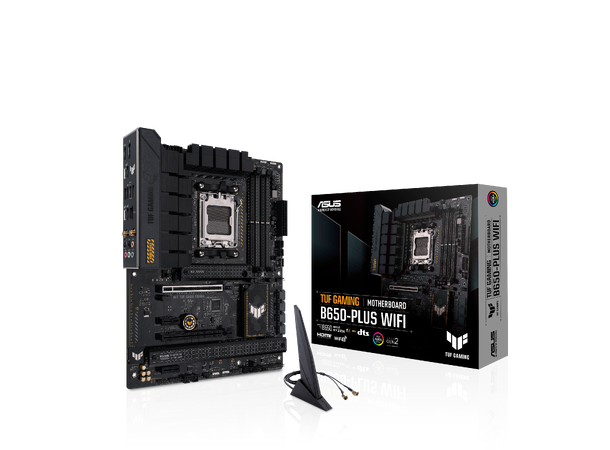 ASUS TUF Gaming B650-PLUS WIFI ATX, AM5, 3x M.2, 4x DDR5, 2.5GB