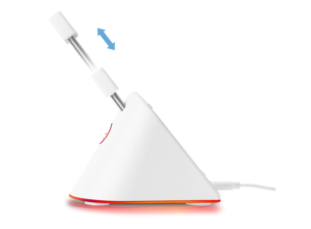 DG Mouse Bungee RGB - Hvit Hvit kabelholder med RGB til gamingmus