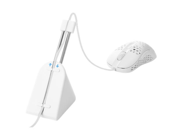 DG Mouse bungee - Hvit Hvit kabelholder til gamingmus