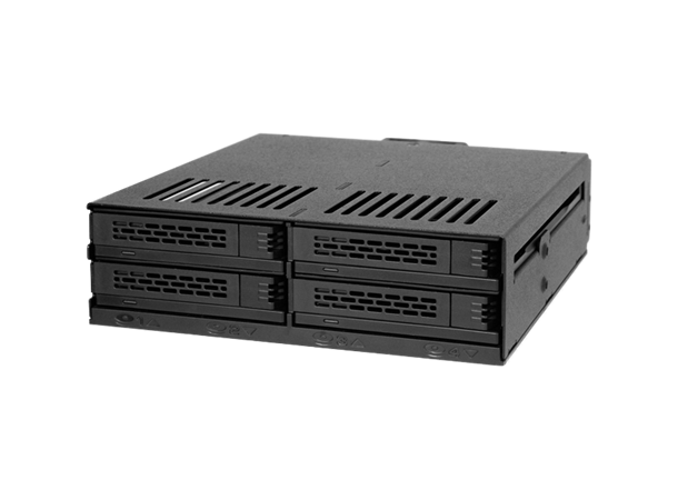 ExpressCage MB324SP-B, 4x2,5" SSD Dock Tool-less Hot-Swap SATA, (1x 5 1/4"-bay)