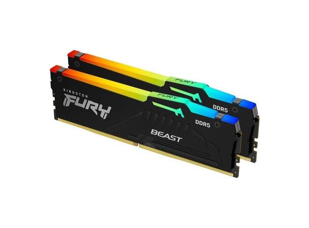 Kingston FURY Beast RGB DDR5 6000MHz 32G 2x16GB, CL 36, AMD EXPO