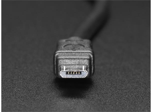 Panel Mount USB kabel - B female B Female til Micro B