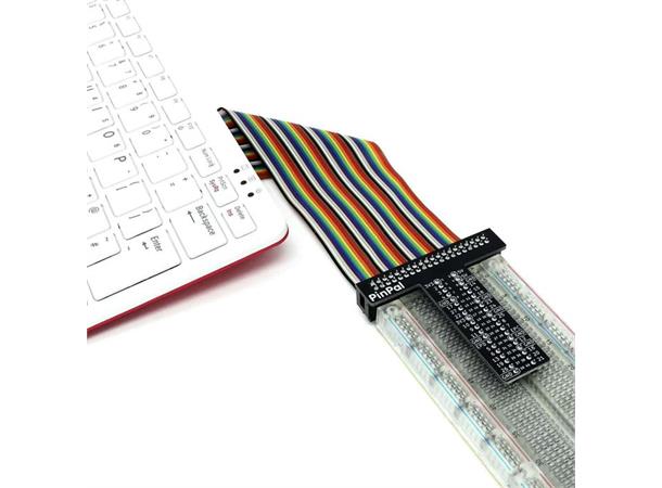 PinPal med GPIO-kabel til Raspberry Pi 400