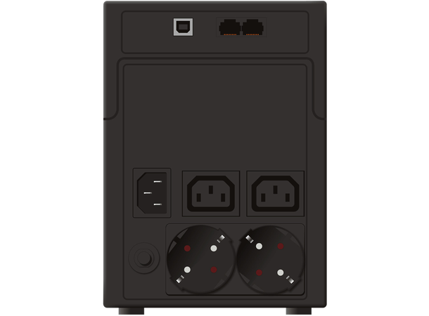 PowerWalker UPS VI 2200VA (1200W) Line-Interactive, 4x AC ut, RJ11/R45