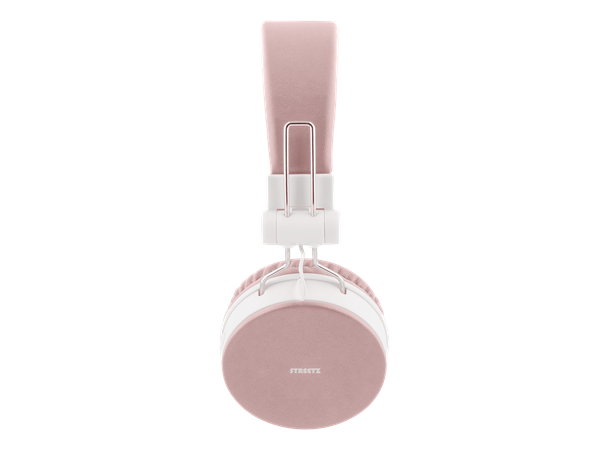 STREETZ BT headset, Rosa On-ear, sammenleggbart, 3.5mm jack