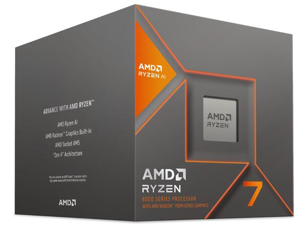 AMD Ryzen 7 8700G APU AM5, 4.2/5.1GHz, 8c/16t, Radeon 780M GPU