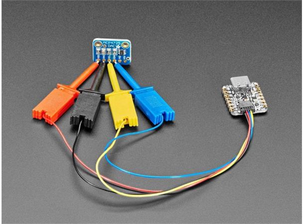 JST 4-pin kabel med Micro SMT Test hook STEMMA QT / Qwiic