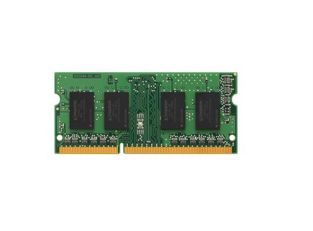 Kingston 4GB DDR3L 1600MHz SO-Dimm 1x4GB, CL11 ValueRAM Grønn SODIMM