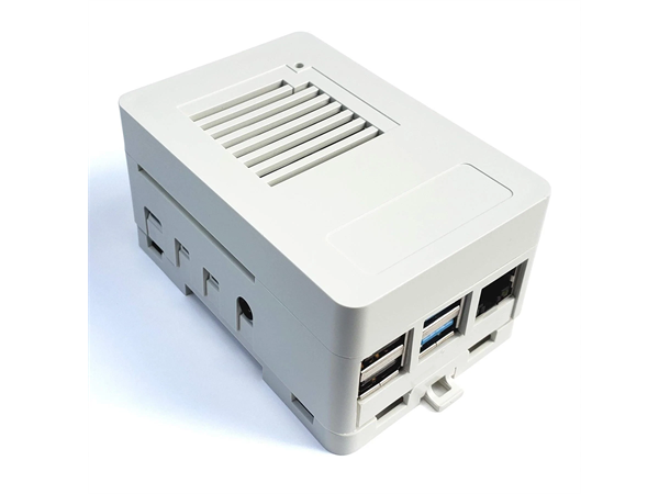 MaticBox 4 Case for Pi 4 - Hvit Hvit - til Raspberry Pi 4