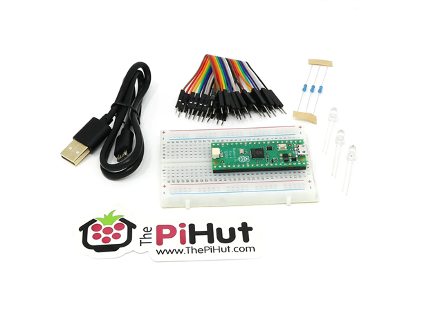 Starter Kit for Raspberry Pi Pico Pico H inkludert